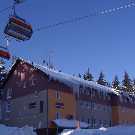 Hotel Pod Vlekem Loučná pod Klínovcem Dış mekan fotoğraf